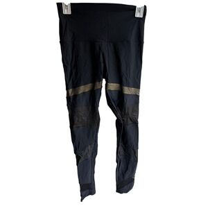 Onzie Women's $89 Black Bondage Hi-Rise Activewear 28.5" Leggings S/M